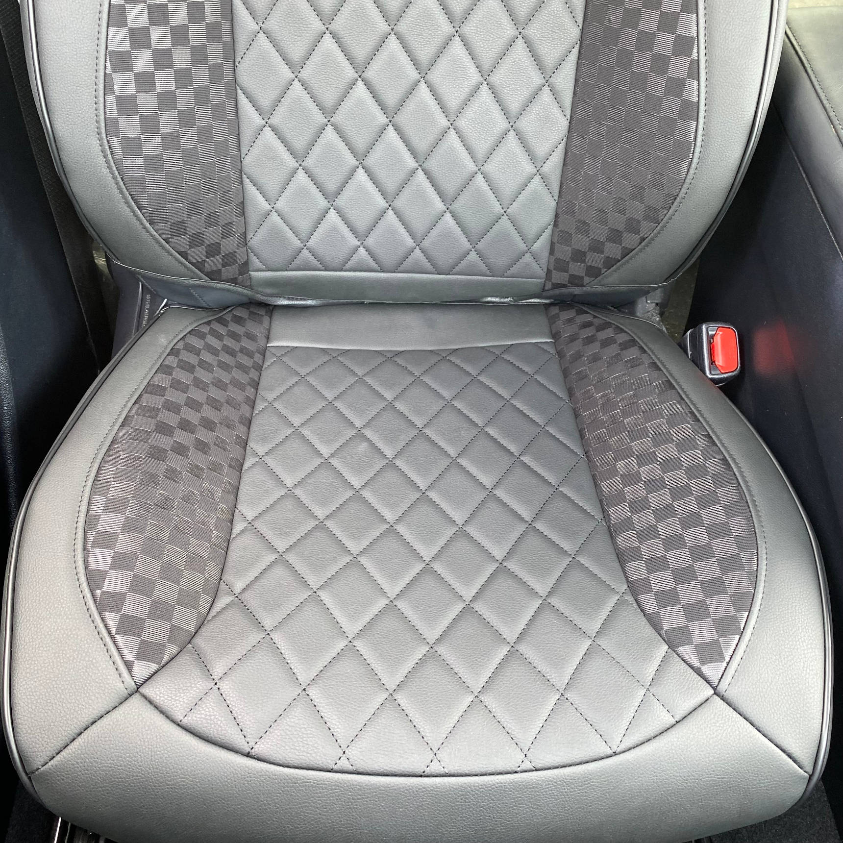 Diamond Leather Car Front Seat Cover Protector (2pcs)