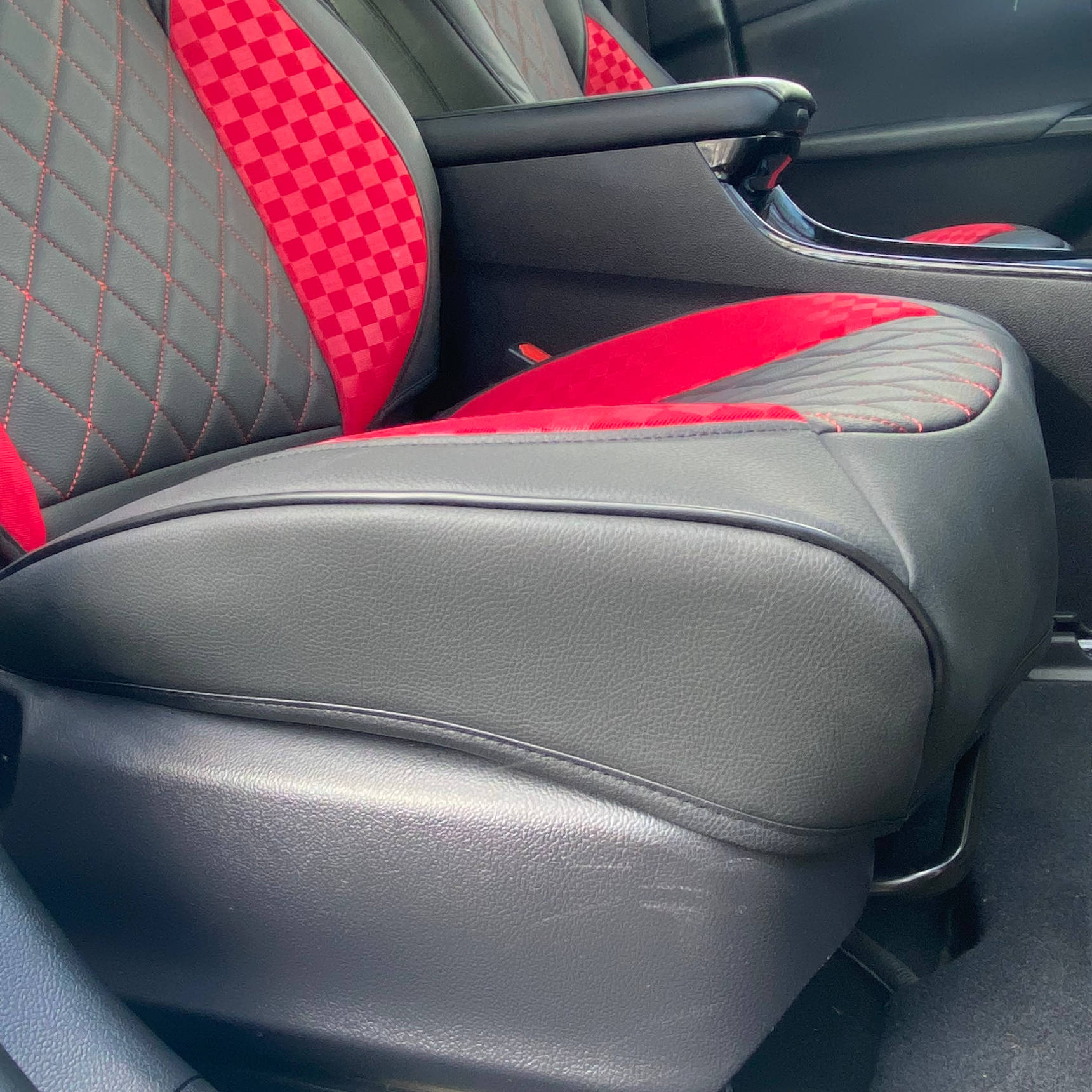 Diamond Leather Car Front Seat Cover Protector (2pcs)